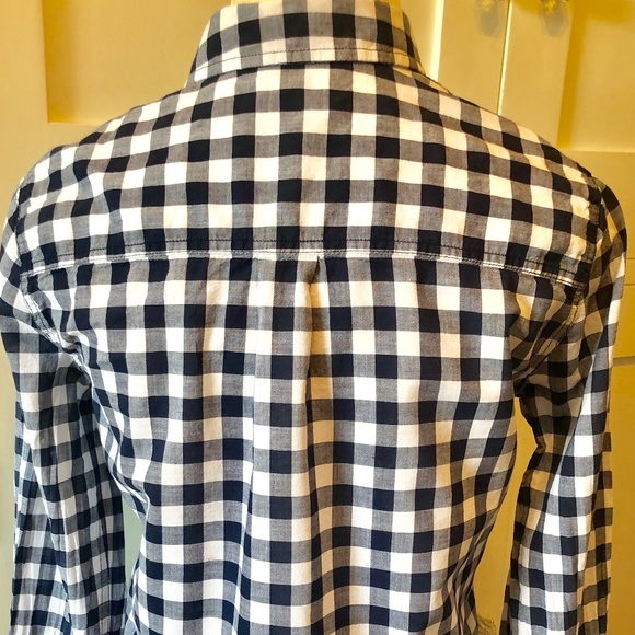J. Crew 100% Cotton Gingham Shirt - Picture 2 of 5